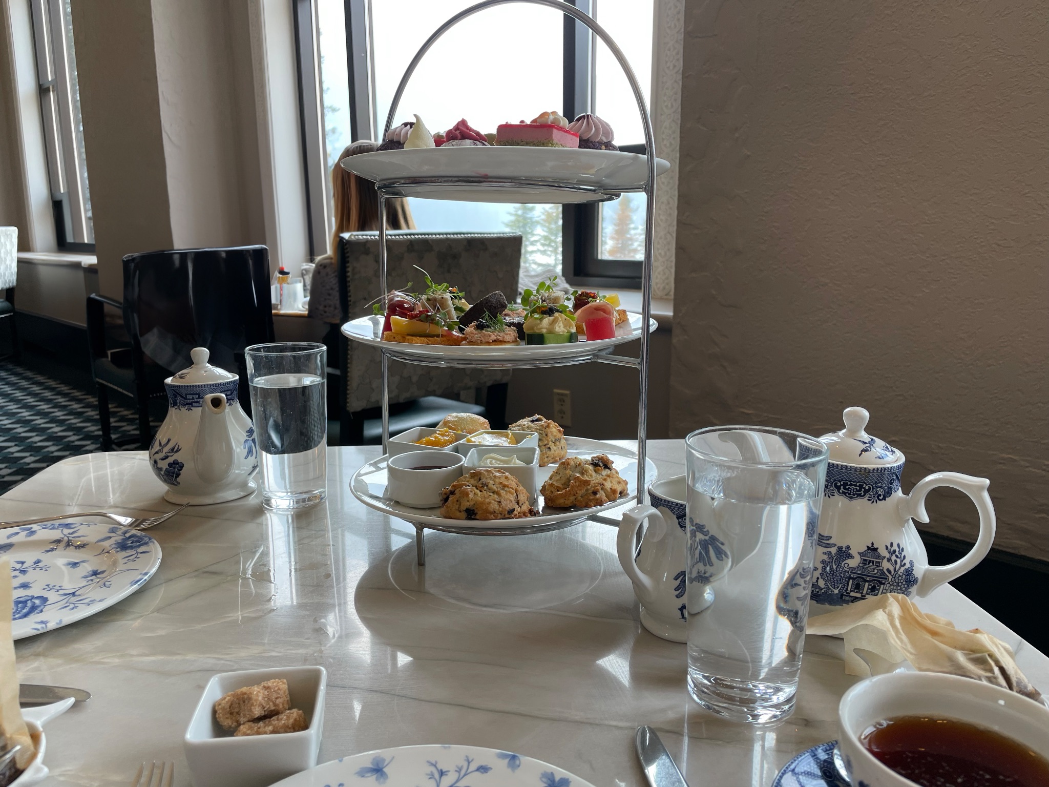 High Tea at Fairmont Château Lake Louise