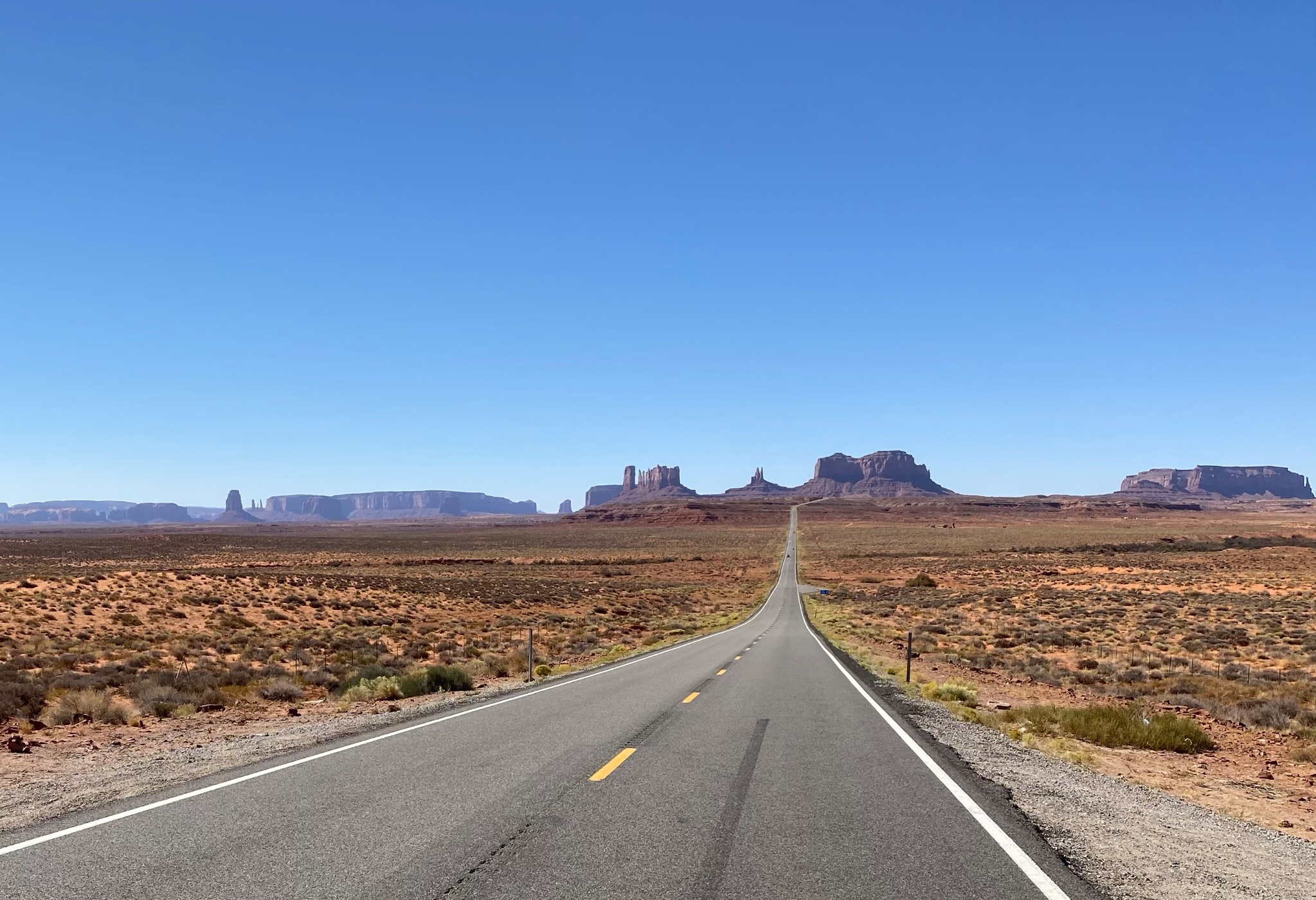Forest Gump Hill,  Monument Valley Utah